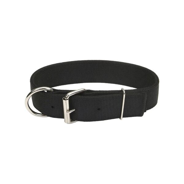 Strong and Durable Double-Ply Dog Collar for Big Breeds