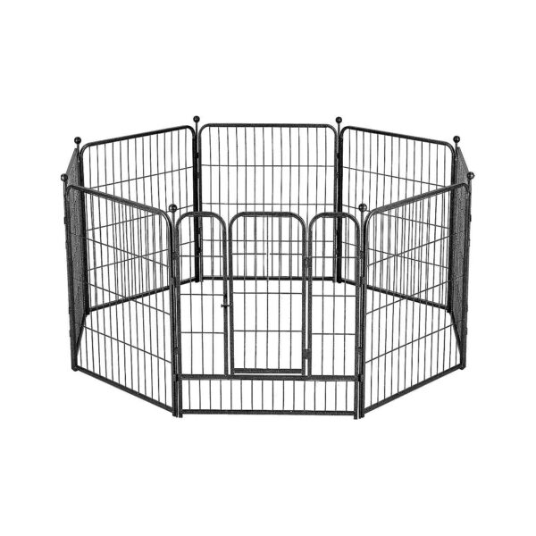 Strong and Durable Heavy Duty Metal Dog Pen for Small to Medium Dogs and Cats