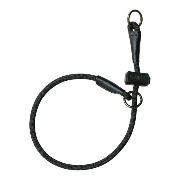 Strong and Sturdy Black Slip Collar with Spring Loaded Limiter for Enhanced Control