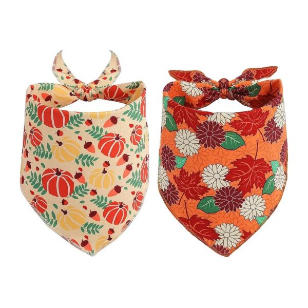 Stunning Fall Dog Bandanas for Small Medium Large Dogs and Cats