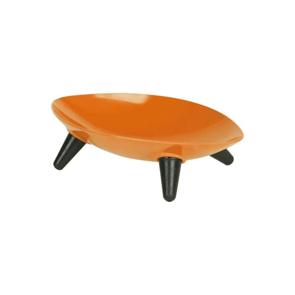 Stunning Melamine Single Dog Bowl with Integrated Safety Grip and Durable Design