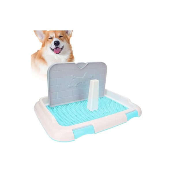 Sturdy Dog Potty Training Pad Holder for Small and Medium Dogs with Blue Color