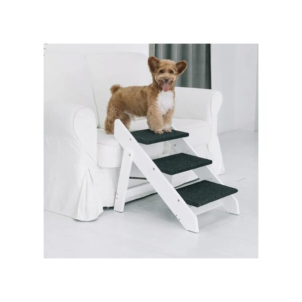 Sturdy Wooden Dog Ladder for Small to Medium-Sized Pets