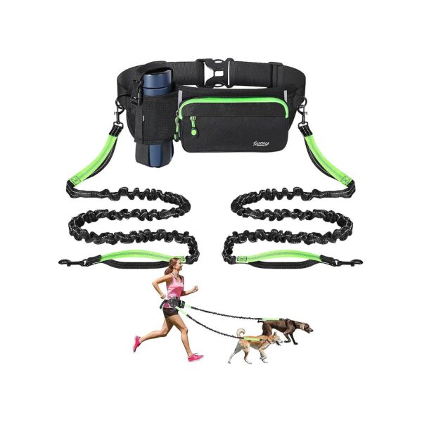 Sturdy and Adjustable Hands-Free Dog Leash for Multiple Outdoor Activities