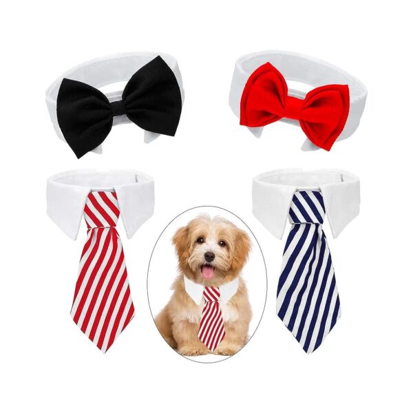 Stylish Adjustable Pet Neck Ties for Small Dogs and Cats