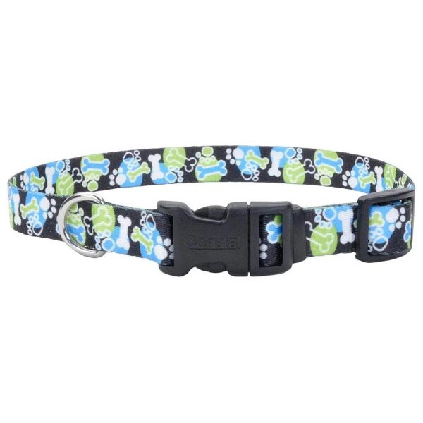 Stylish Outreach Pattern Adjustable Dog Collar for Small and Large Breed Dogs