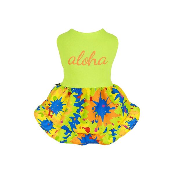 Stylish and Comfortable Hawaiian Pet Dress for Small Dogs and Cats XS