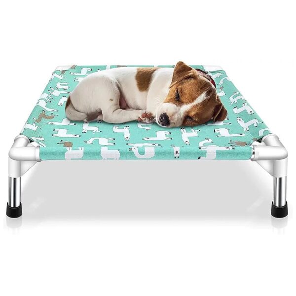 Stylish and Functional Elevated Dog Cot for Small Dogs - Indoor and Outdoor Use