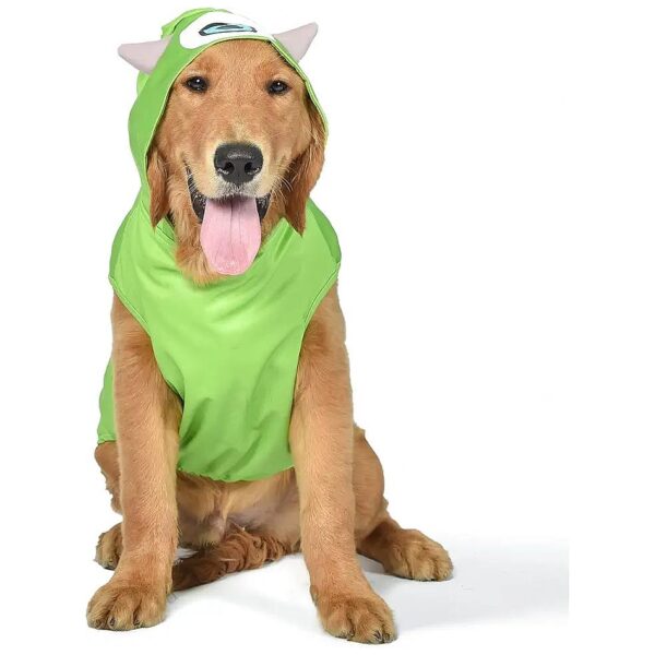 Suitable for Small Breed Dogs Mike Wazowski Costume for Halloween