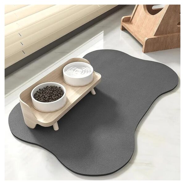 Super Absorbent Pet Feeding Mat for Food and Water Bowls