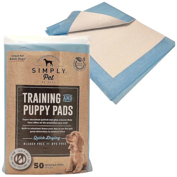 Super Absorbent Puppy Training Pads for Small or Large Dogs 50 Pack