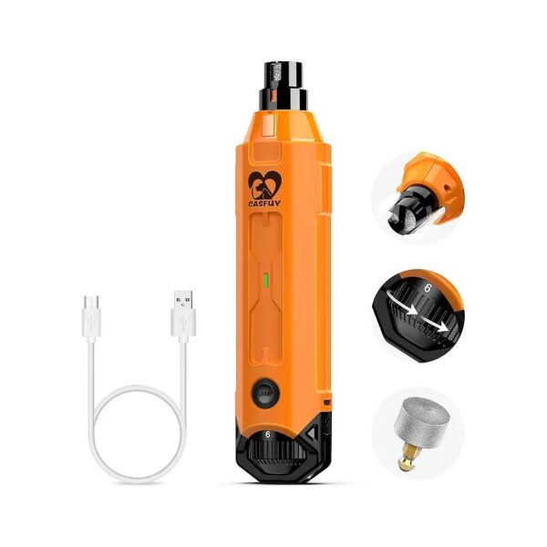 Super Quiet and Low Vibration Electric Dog Nail Trimmer for Anxious Pets