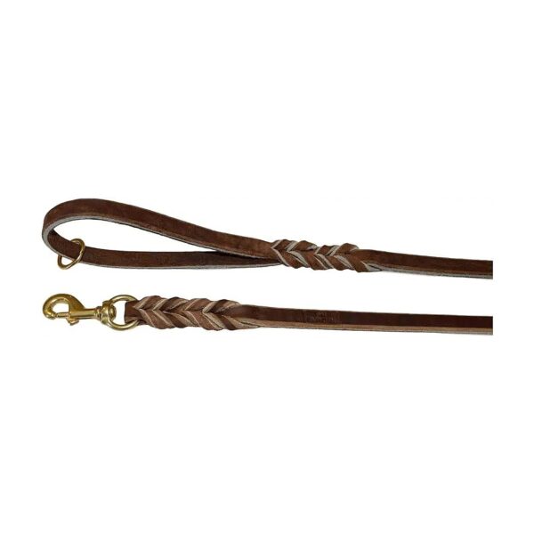 Super Soft 5/8 Inch Leather Dog Leash for Working Dogs