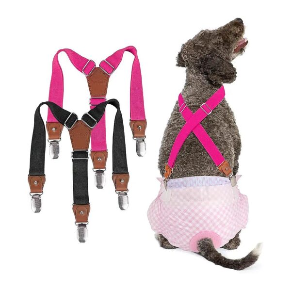 Super Soft Dog Diaper Suspenders for Comfortable Dog Wear