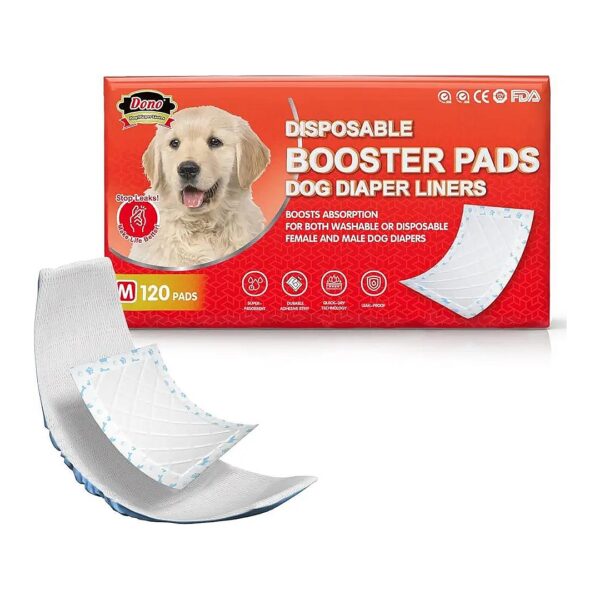 Super-Absorbent Doggy Diaper Inserts for Washable and Disposable Diapers