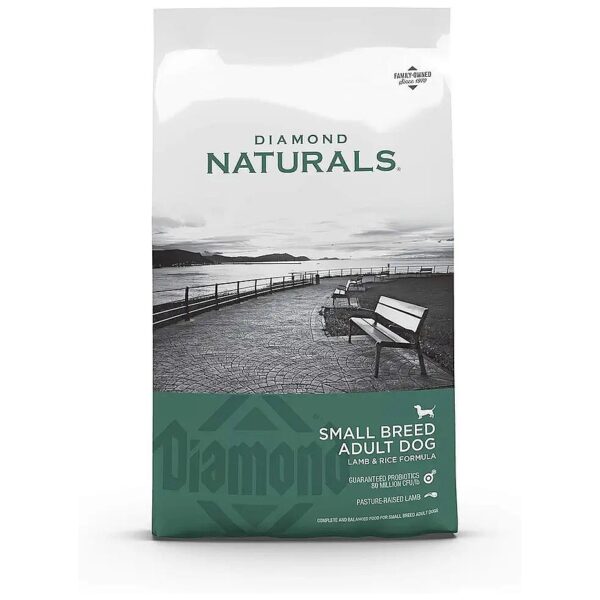 Superfood-Fortified Dry Dog Food with Real Lamb and Rice for Small Breeds