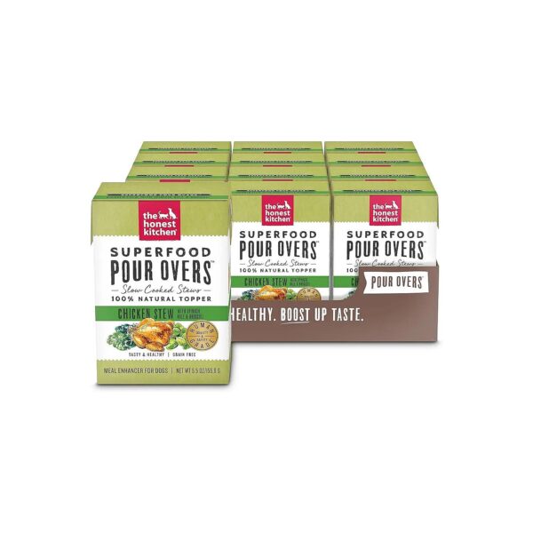 Superfood-Infused Wet Food Topper with Spices and Herbs for Adult Dogs