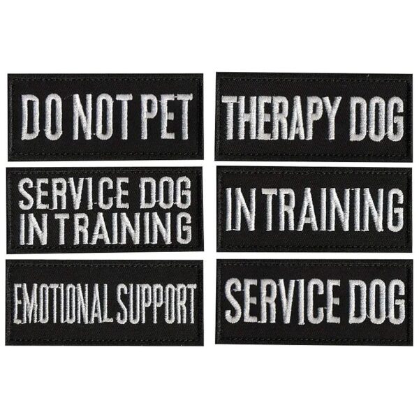 THAREPY Dog Patches for Therapeutic Support Vests and Jackets