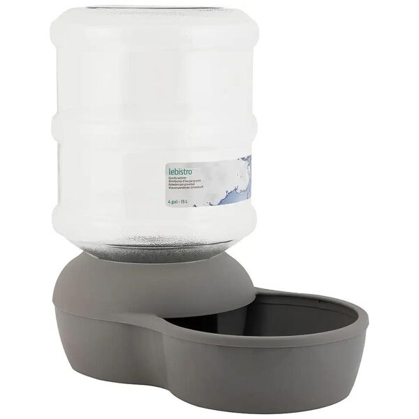 Tabletop Pet Water Station with Slow Flow Dispenser, Spill-Free Design for Easy Cleaning