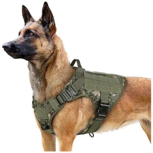 Tactical Dog Harness for Training and Hunting with Adjustable Harness and Handle