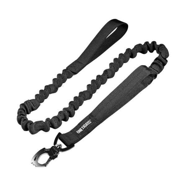 Tactical Dog Leash with Quick Release and Bungee Design for Smooth Control