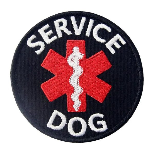 Tactical Dog Patch with Hook Loop for Identification and Compatibility