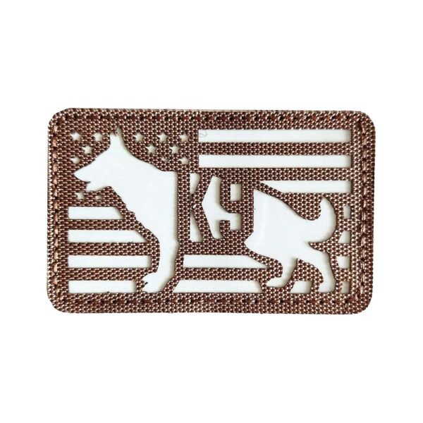 Tactical US Flag IR Reflective Patch for Dog Vests and Harnesses with Embroidery