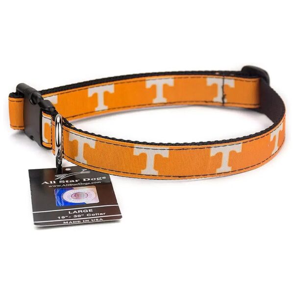 Tennessee Volunteers Ribbon Dog Collar for Medium Size Dogs and Up