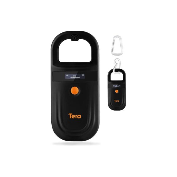 Tera Pet Microchip Scanner with EMID FDX-B Support for Accurate Chip ID