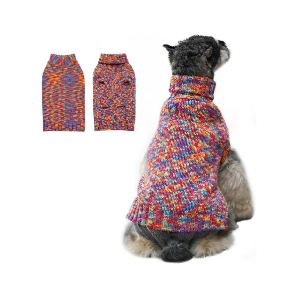 Thermal Dog Coat with Leash Hole and Stretchy Material for Small Dogs in Winter