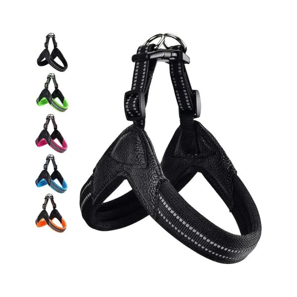 Thick-Padded Step-In Dog Harness for Large, Medium, and Small Breeds