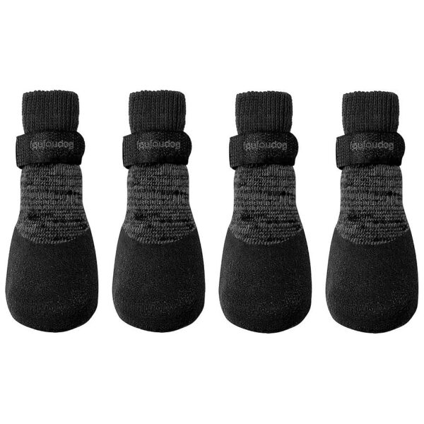 Thicker Rubber Dipped Dog Socks for Small Paws with Textured Sole