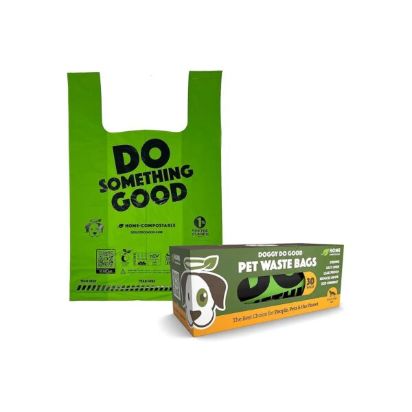 Thickest, Certified Home Compostable Dog Poop Bags with Easy Open Rolls