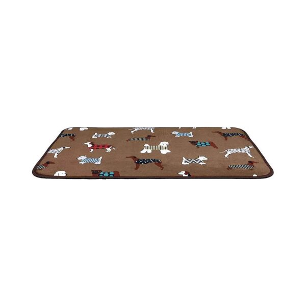 Thin Foam Lying Mat with Non-Slip Rubber Bottom for Small Dogs