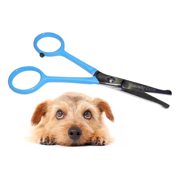 Tiny Trim Classic Scissors for Pet Grooming - Ball-Tipped for Safety