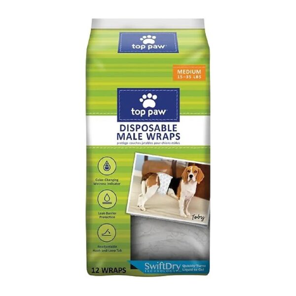 Top Quality Disposable Dog Diapers in Medium Size for Pet Owners