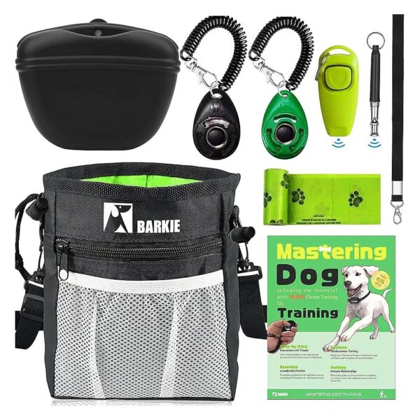 Top-Quality Dog Training Equipment Kit with Clickers, Whistle, and Treat Pouch