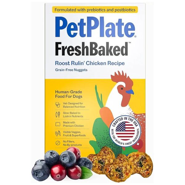 Top-Rated, Grain-Free Dry Dog Food Made with Human-Grade Chicken and Prebiotics