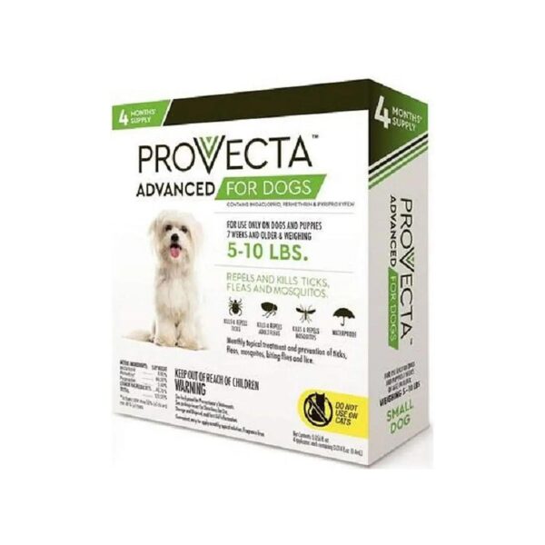 Topical Flea Repellent Solution for Small Dogs, 5-10 lb, Long-Lasting and Waterproof