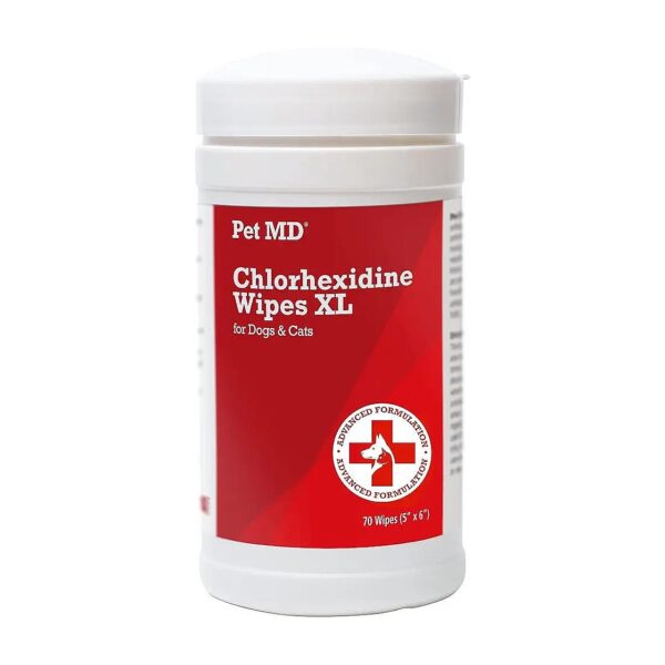 Topical Wipes for Skin and Coat Maintenance with Aloe for Dogs and Cats