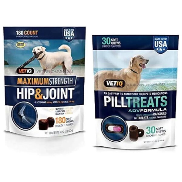 Total Joint Health Supplement for Dogs with Omega-3, Glucosamine, and Krill