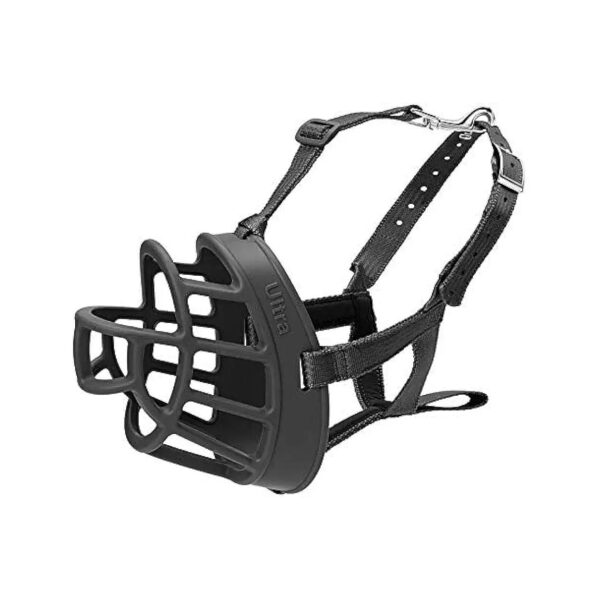 Tough and Durable Basket Muzzle for Small to Medium-Sized Dogs