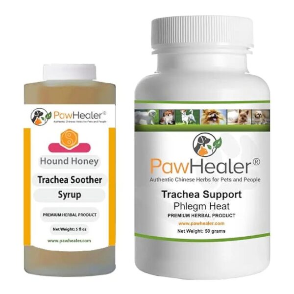 Trachea Soother Syrup and Powder for Dogs with Phlegm and Heat