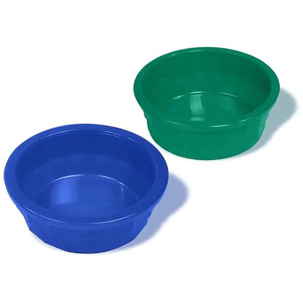 Translucent Heavyweight Crock Dishes for Small Breeds, 2-Pack USFDA-Approved Plastic