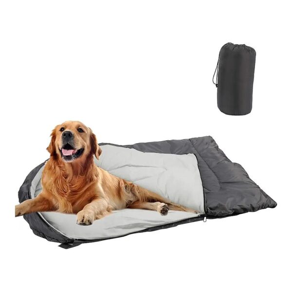 Travel-Friendly Large Dog Sleeping Bag with Storage Bag for Camping Hiking