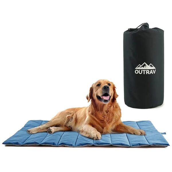 Travel-Friendly and Waterproof Dog Mat with Carry Bag and Reversible Design