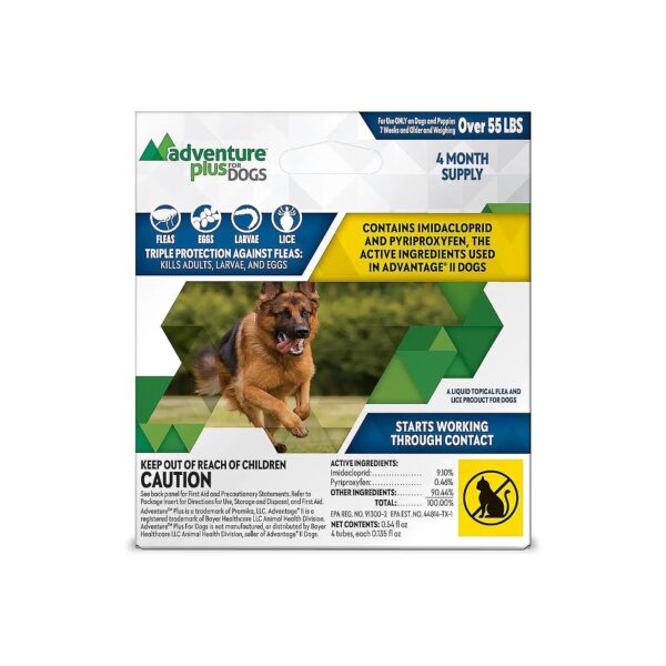 Triple Action Flea Protection for Extra Large Dogs 55+ Pounds