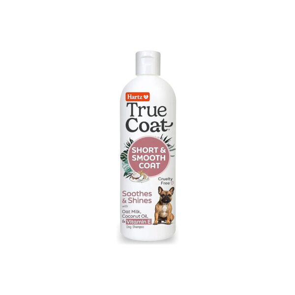 True Coat Shampoo for Short & Smooth Coated Dogs, Soothing and Nourishing Skin and Coat