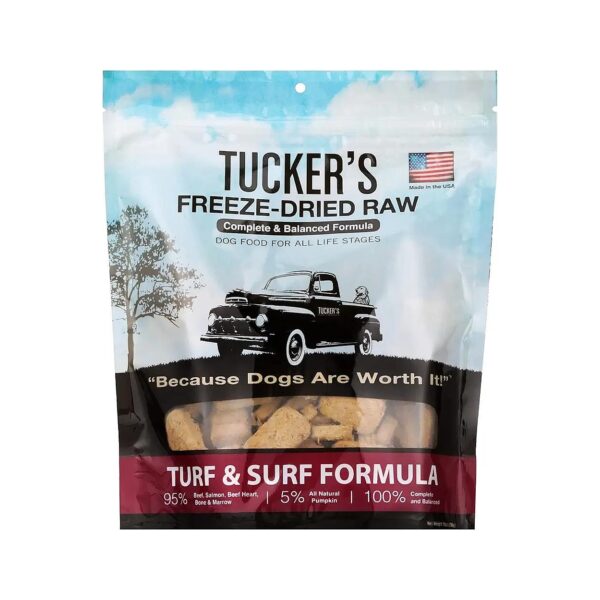 Turf and Surf Inspired Freeze Dried Raw Dog Food Formula