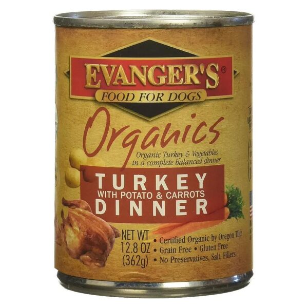 Turkey and Potato Canned Dog Food with Omega-3 and Glucosamine for Adults